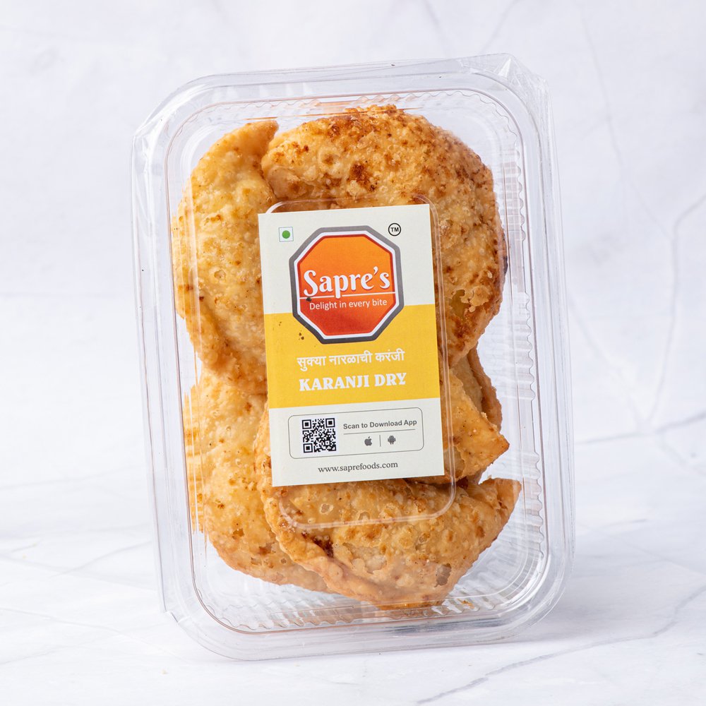 Dry Coconut Karanji / ﻿सुक्या खोबऱ्याची करंजी (200 g